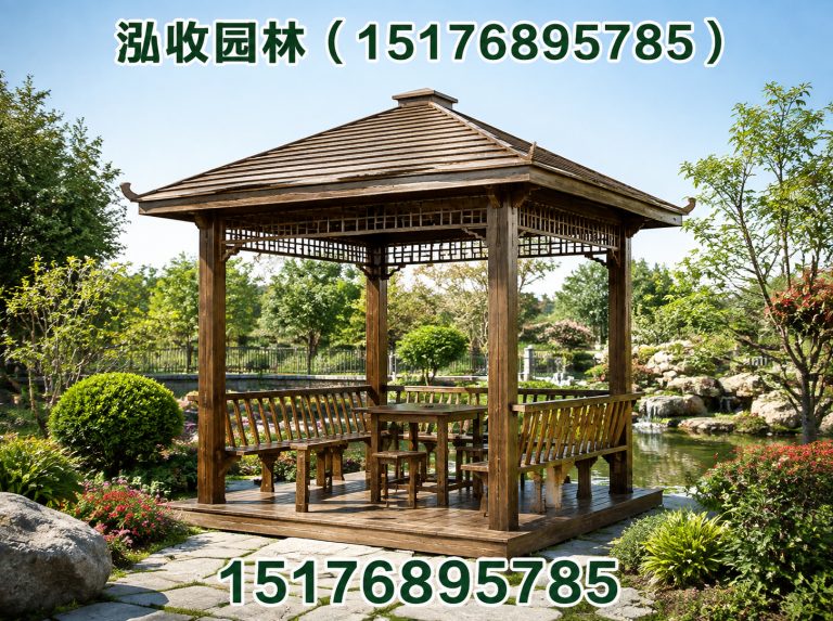 成都防腐木展示图